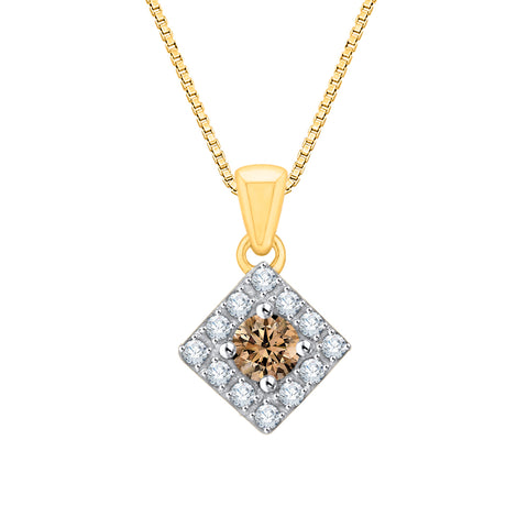 KATARINA Diamond Fashion Pendant Necklace (1/4 cttw GH, I2/I3)