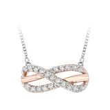 10K White and Rose Gold~JK | I1/I2, Two Tone Sterling Silver~JK | I1/I2