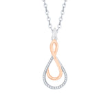 10K White and Rose Gold~GH | I2/I3