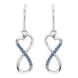 Sterling Silver~Blue Diamond