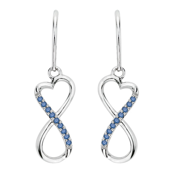 Sterling Silver~Blue Diamond