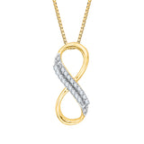 14K Yellow Gold~White Diamond, 10K Yellow Gold~White Diamond