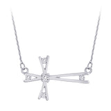 10K White Gold, Sterling Silver