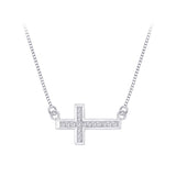 10K White Gold, Sterling Silver
