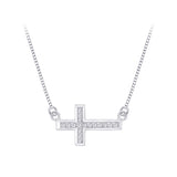 10K White Gold, Sterling Silver