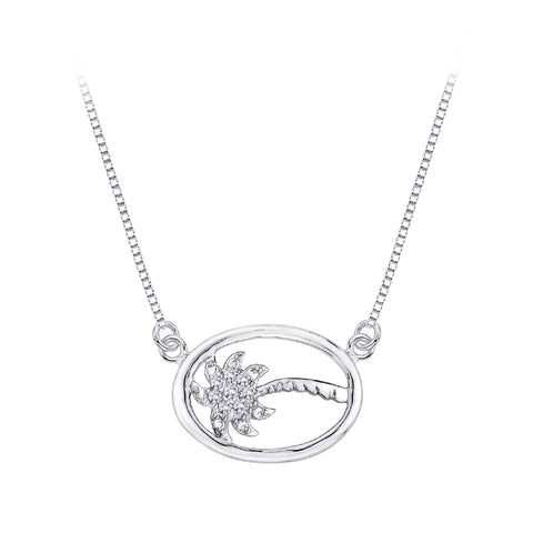 KATARINA Diamond Fashion Pendant Necklace (1/20 cttw)