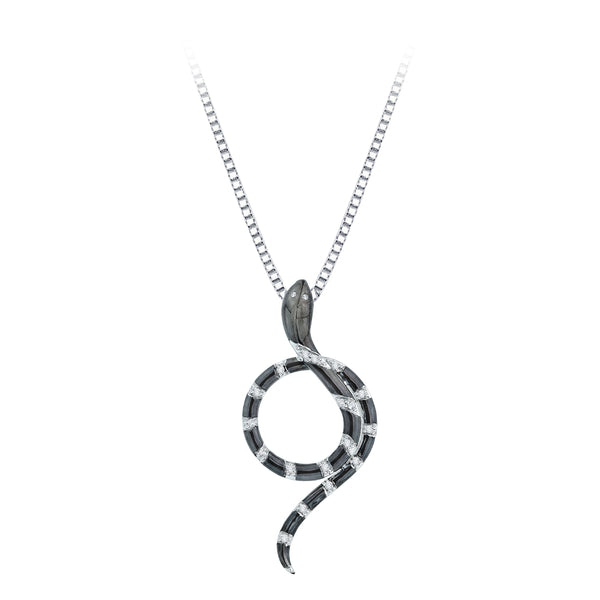 14K White Gold~Black and White Diamond,10K White Gold~Black and White Diamond