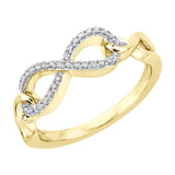 14K Yellow Gold~White Diamond