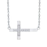 10K White Gold, Sterling Silver