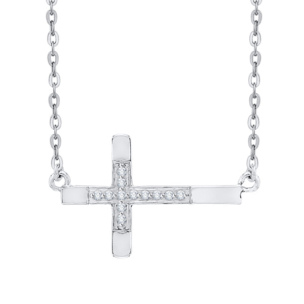 10K White Gold, Sterling Silver
