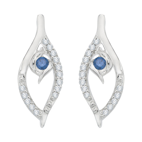 KATARINA Center Diamond Fashion Earrings (1/6 cttw GH, I2/I3)
