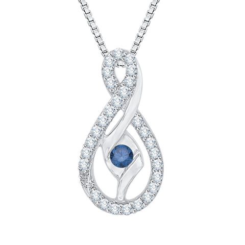 KATARINA Diamond Fashion Pendant Necklace (1/4 cttw GH, I2/I3)