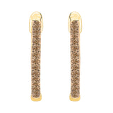 14K Yellow Gold~Brown and White Diamond, 10K Yellow Gold~Brown and White Diamond
