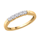 14K Yellow Gold~White Diamond