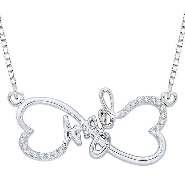 Sterling Silver~White Diamond