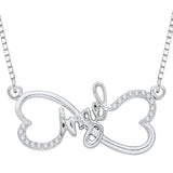 Sterling Silver~White Diamond