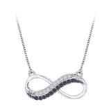 14K White Gold~Black and White Diamond,10K White Gold~Black and White Diamond