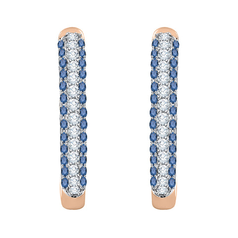 KATARINA Diamond Hoop Earrings (3/4 cttw GH, I2/I3)