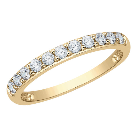 KATARINA Diamond Wedding Band (1/2 cttw)