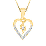 10K Yellow Gold~White Diamond