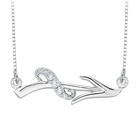 KATARINA Horoscope Sagittarius Zodiac Sign Diamond Pendant Necklace (1/20 cttw)