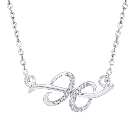 KATARINA Horoscope Gemini Zodiac Sign Diamond Pendant Necklace (1/20 cttw)