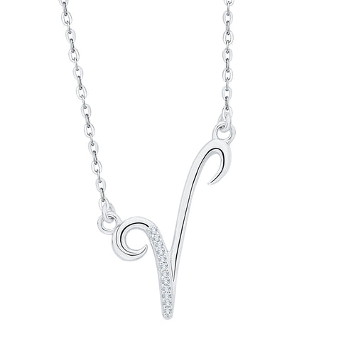 KATARINA Diamond Accent Horoscope Aries Zodiac Sign Pendant Necklace