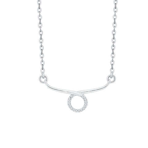 KATARINA Horoscope Taurus Zodiac Sign Diamond Pendant Necklace (1/20 cttw)