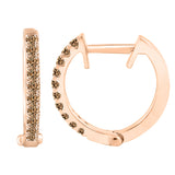 10K Rose Gold~Brown Diamond