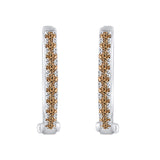 10K White Gold~Brown Diamond