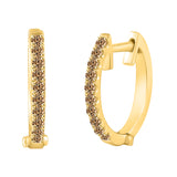 10K Yellow Gold~Brown Diamond