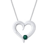 Sterling Silver~Emerald