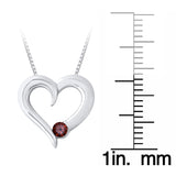 Sterling Silver~Garnet