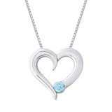 Sterling Silver~Aquamarine