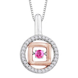 10K White and Rose Gold