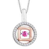 10K White and Rose Gold