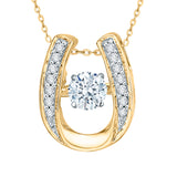 10K Yellow Gold~White Diamond
