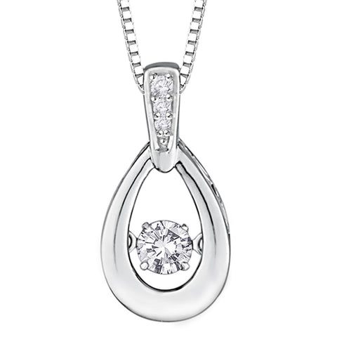 KATARINA 1/5 cttw Diamond Fashion Pendant Necklace GH-I2-I3
