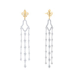 14K White and Yellow Gold