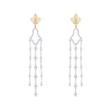 14K White and Yellow Gold