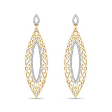 14K White and Yellow Gold