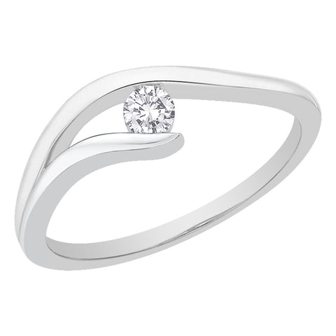 KATARINA 1/8 cttw Diamond Promise Ring GH-I2-I3