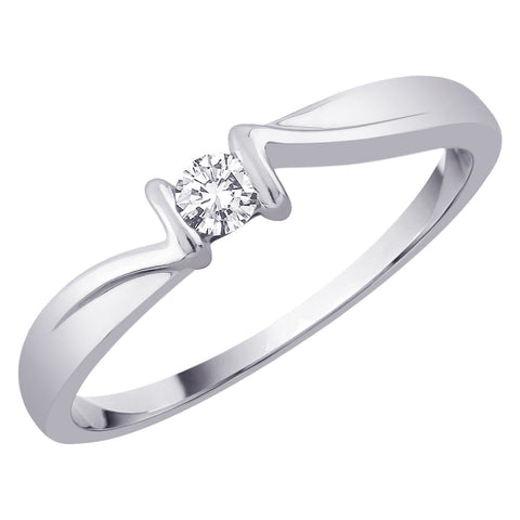 KATARINA 1/10 cttw Diamond Promise Ring GH-I2-I3