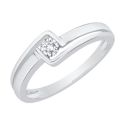KATARINA 1/8 cttw Diamond Promise Ring GH-I2-I3