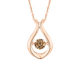 14K Rose Gold~Brown Diamond, 10K Rose Gold~Brown Diamond