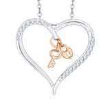 10K White and Rose Gold~JK | SI2/I1
