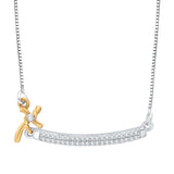 10K White and Yellow Gold