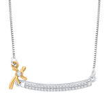 10K White and Yellow Gold