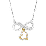 10K White and Yellow Gold