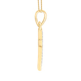 14K Yellow Gold~White Diamond, 10K Yellow Gold~White Diamond